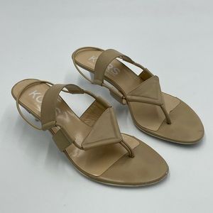 Michael Kors Tan Leather Heel Sandals